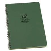 Bloc espiral impermeable Universal LARGE 6 5/8 x 8 1/2 verde