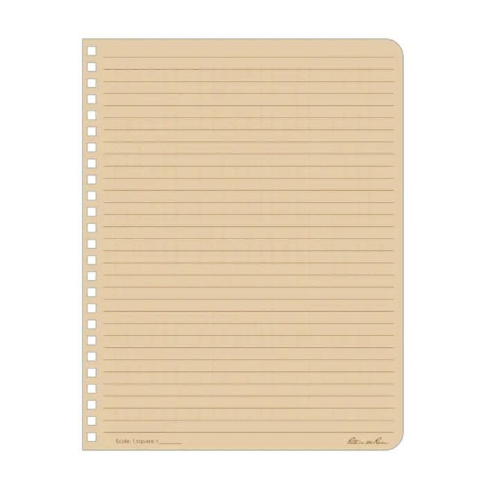 Bloc espiral impermeable Universal LARGE 6 5/8 x 8 1/2 verde