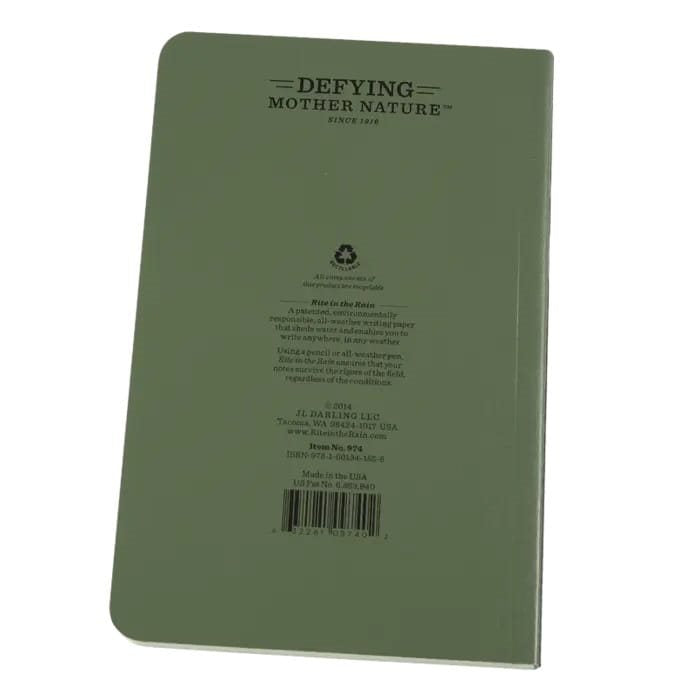Bloc impermeable FIELD-FLEX negro, 180 x 115 mm, 64 hojas