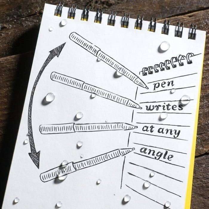 Set de 2 bolígrafos EDC Pocket Rite in the Rain, tinta negra, Dark Earth