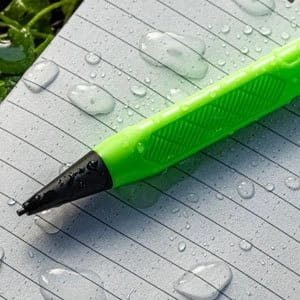 Portaminas WORK READY 1,3 mm HB verde, incluye repuestos, fabricado en EE. UU.