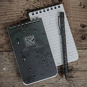 Bloc impermeable TOP-SPIRAL 3x5 verde, cuaderno pequeño 127 x 76 mm