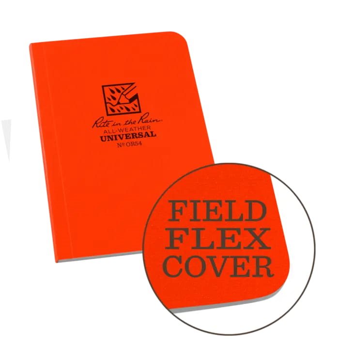 Bloc impermeable RITE IN THE RAIN Memo Book amarillo 125 x 90 mm, 56 hojas
