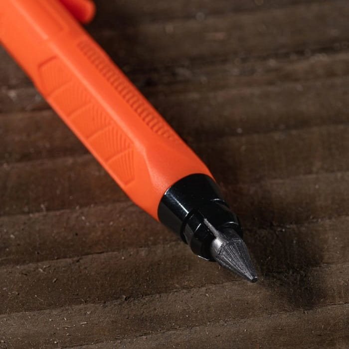 Portaminas GRAVITY extra robusto con recambios, diseño triangular para agarre cómodo con guantes