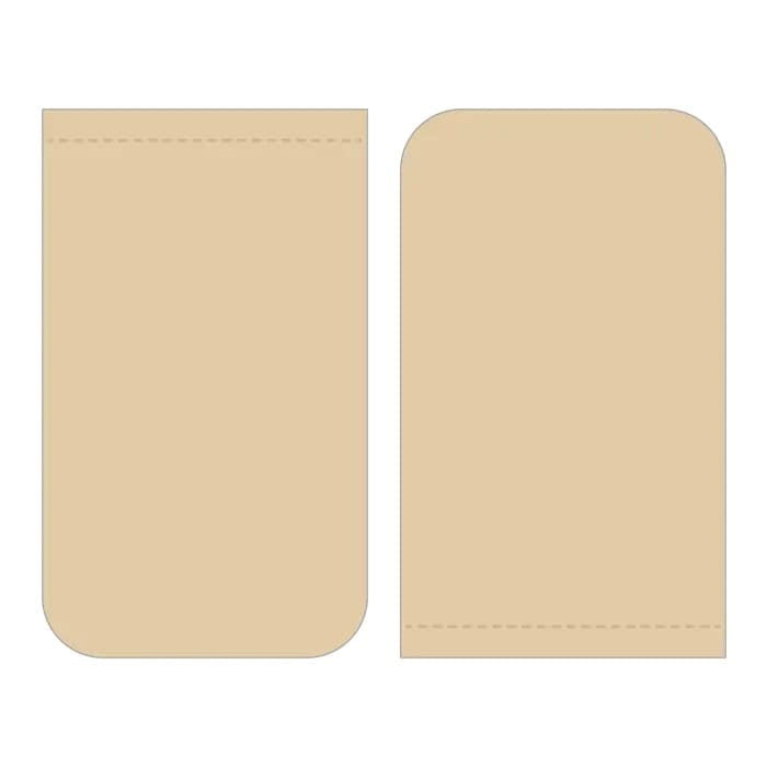 Bloc pequeño impermeable On-The-Go 6 piezas amarillo, tamaño tarjeta de visita