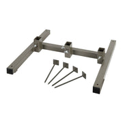 Soporte de acero plegable HELIKON-TEX para blancos, montaje sin herramientas y fijación con clavijas de acero