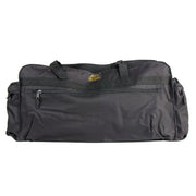 Bolsa de transporte STRONG 80L negra, reforzada con cremalleras extra fuertes y poliéster con revestimiento