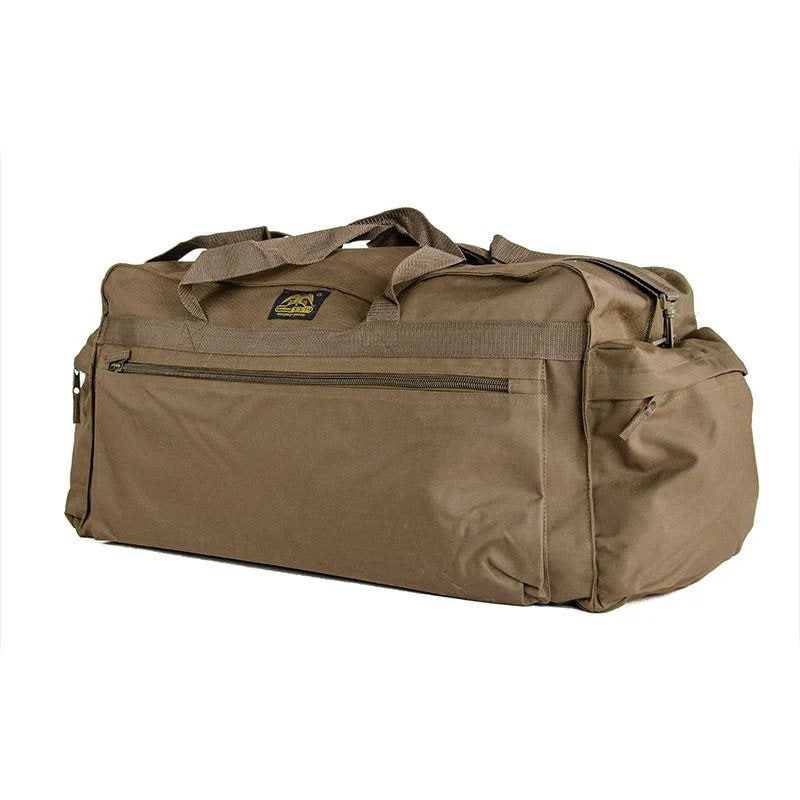 Bolsa de transporte STRONG 80L negra, reforzada con cremalleras extra fuertes y poliéster con revestimiento