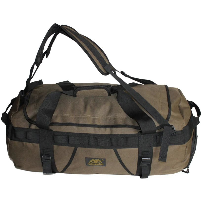 Bolsa de viaje verde 60 cm 60 L de poliéster resistente, convertible a mochila