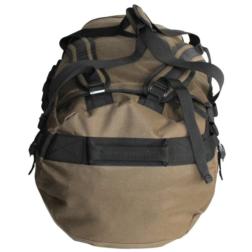 Bolsa de viaje verde 60 cm 60 L de poliéster resistente, convertible a mochila