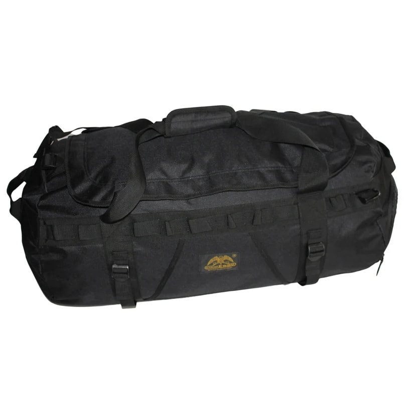 Bolsa de viaje verde 60 cm 60 L de poliéster resistente, convertible a mochila