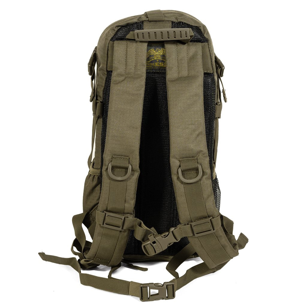 Mochila SPORT 10 l verde con funda impermeable