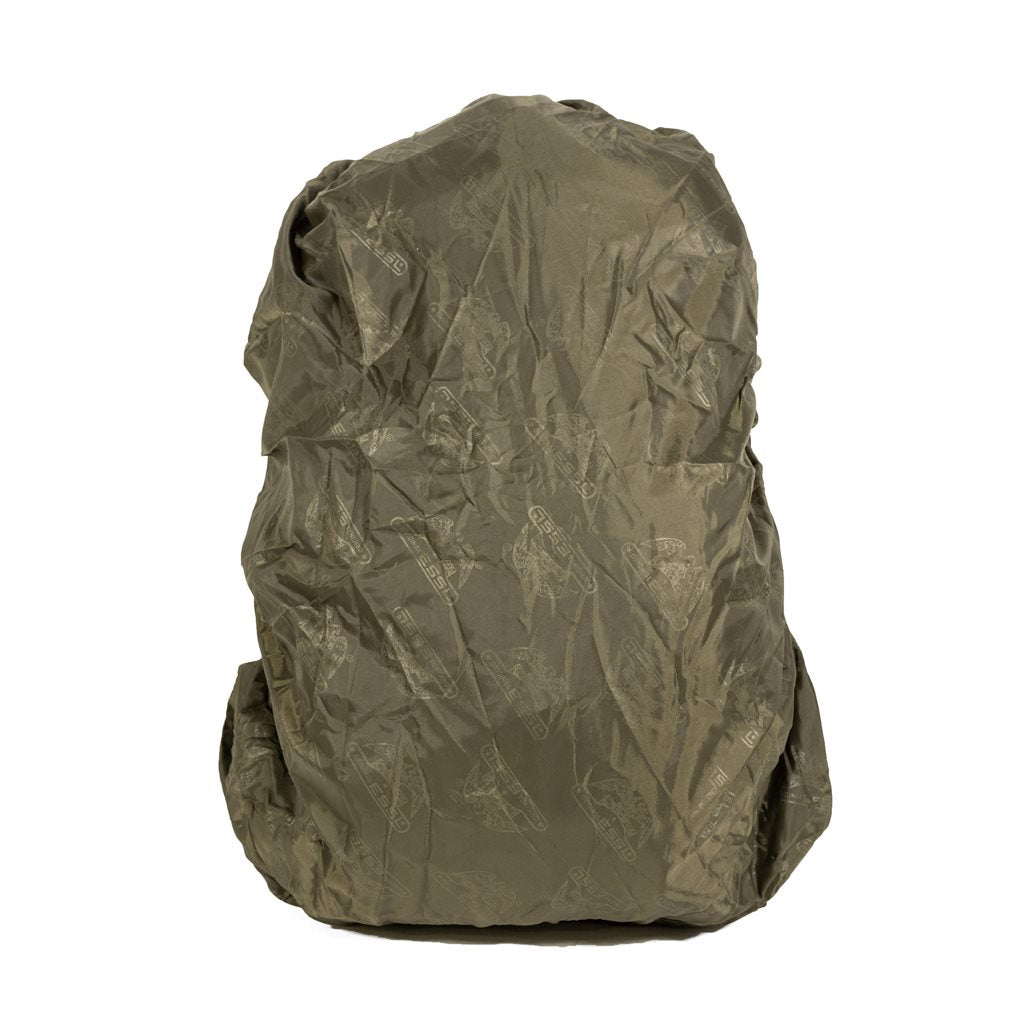 Mochila SPORT 10 l verde con funda impermeable