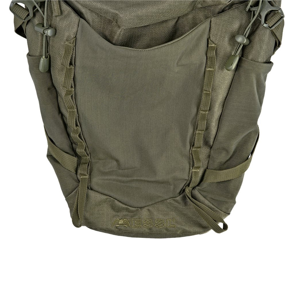 Mochila HIKING 25L verde, mochila de día con refuerzo y sistema de espalda ventilado