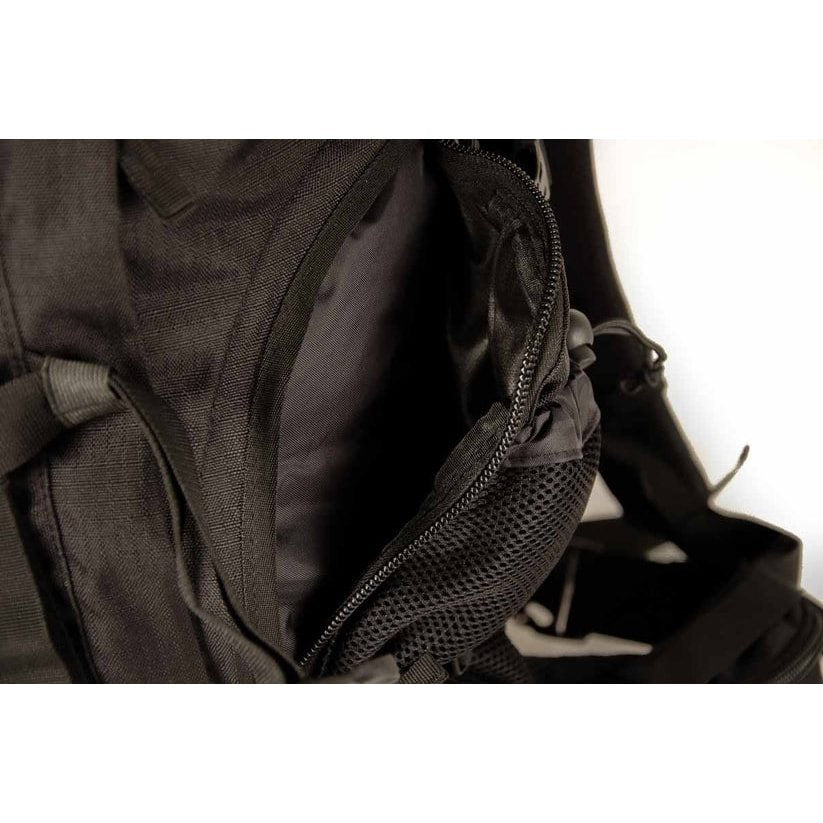 Mochila TOUR 65L Negra, krosna de dos compartimentos con armazón interior (RU75-SW)