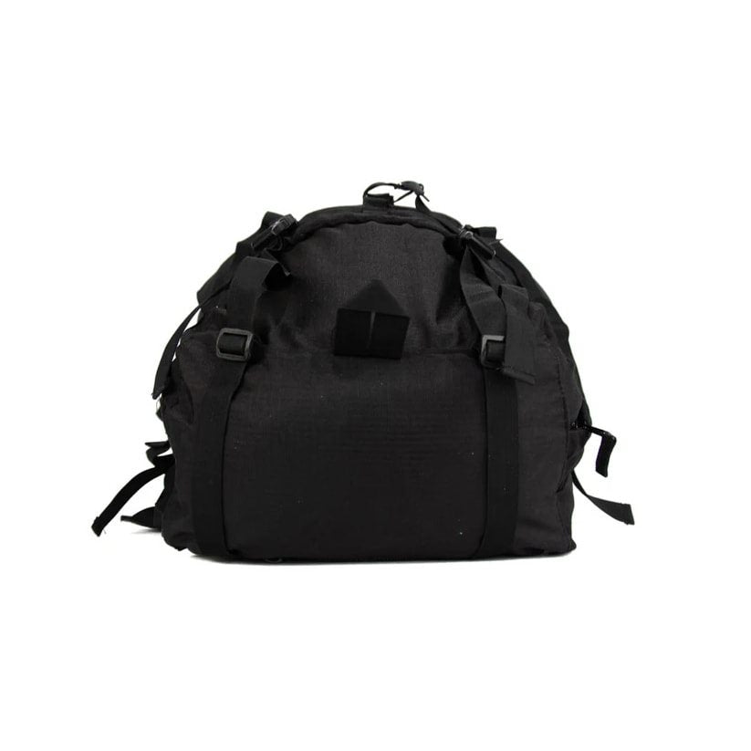 Mochila trekking 85L verde, doble compartimento con sistema dorsal ajustable