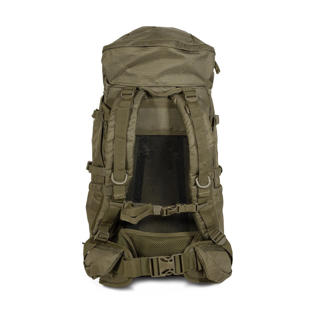 Mochila HIKING MEDIUM 35 l verde con refuerzo y sistema de espalda ventilado