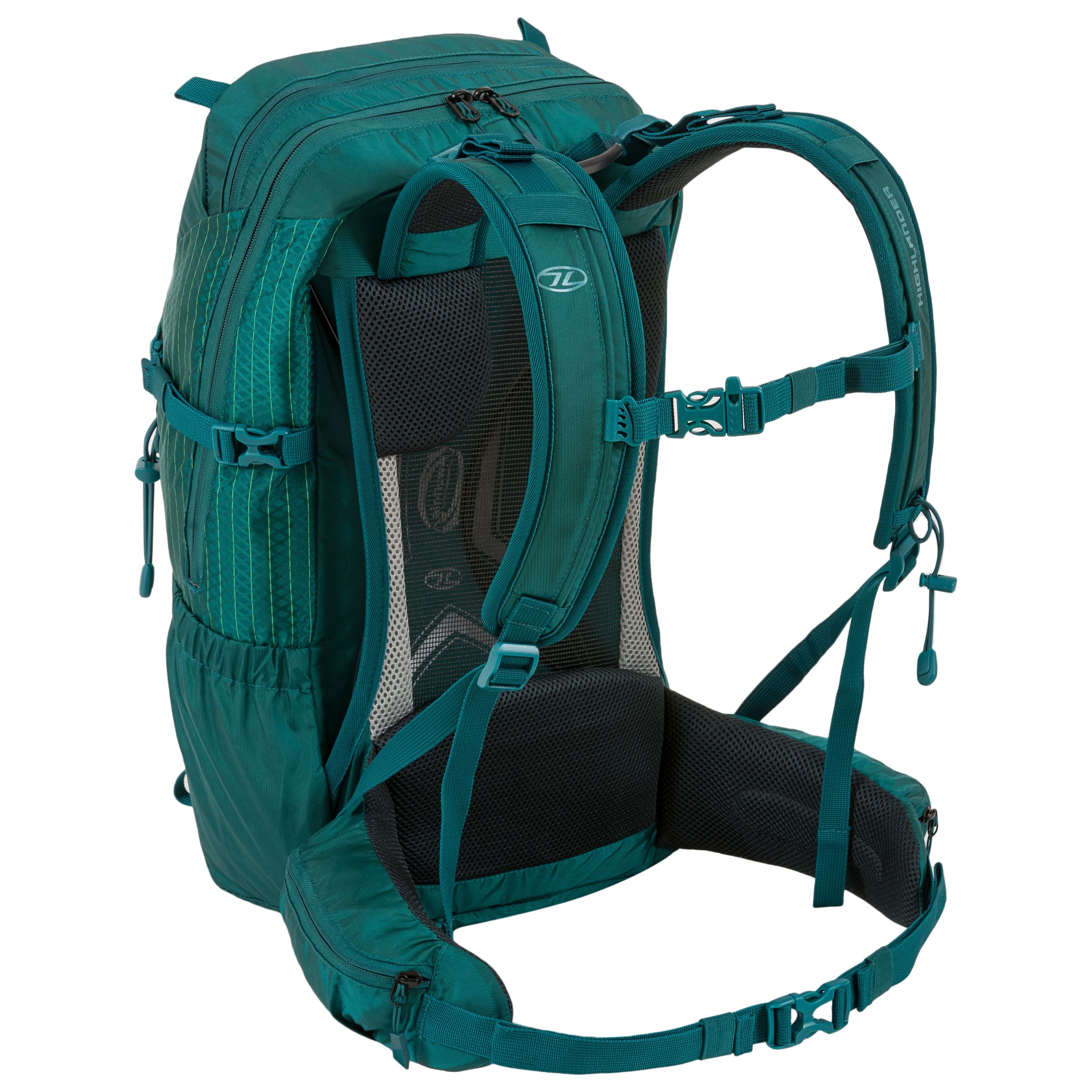 Imagen de la mochila SUMMIT 25 L en color Leaf Green sobre fondo blanco