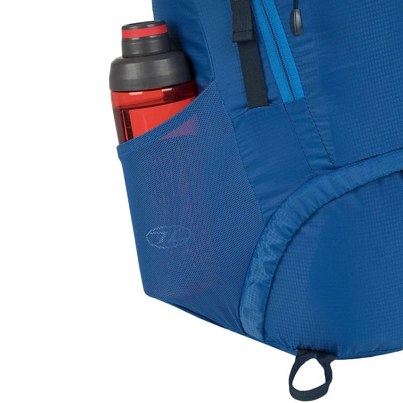 Mochila mujer TRAIL 40 L negra, duradera y repelente al agua