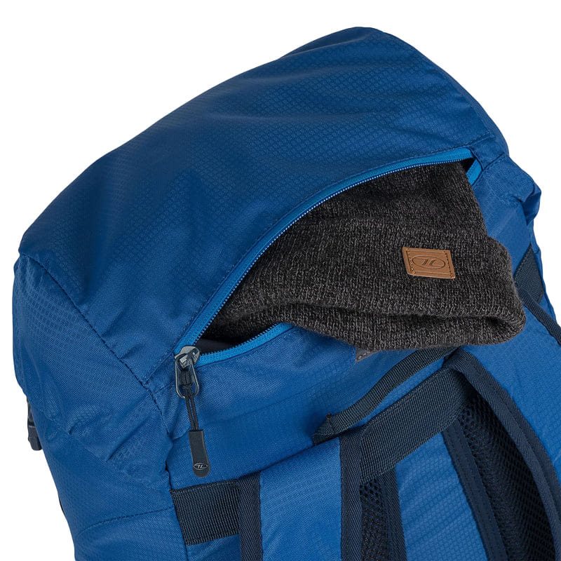Mochila mujer TRAIL 40 L negra, duradera y repelente al agua