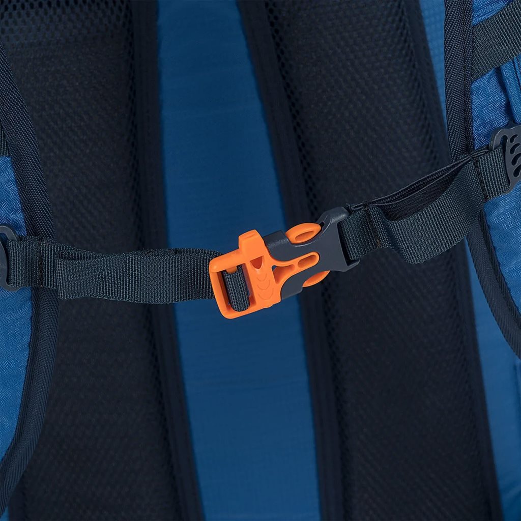 Mochila mujer TRAIL 40 L negra, duradera y repelente al agua