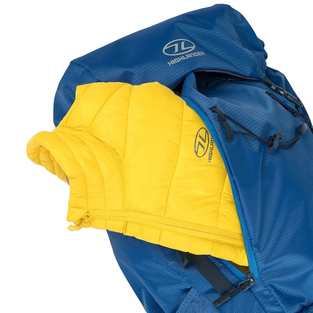 Mochila mujer TRAIL 40 L negra, duradera y repelente al agua