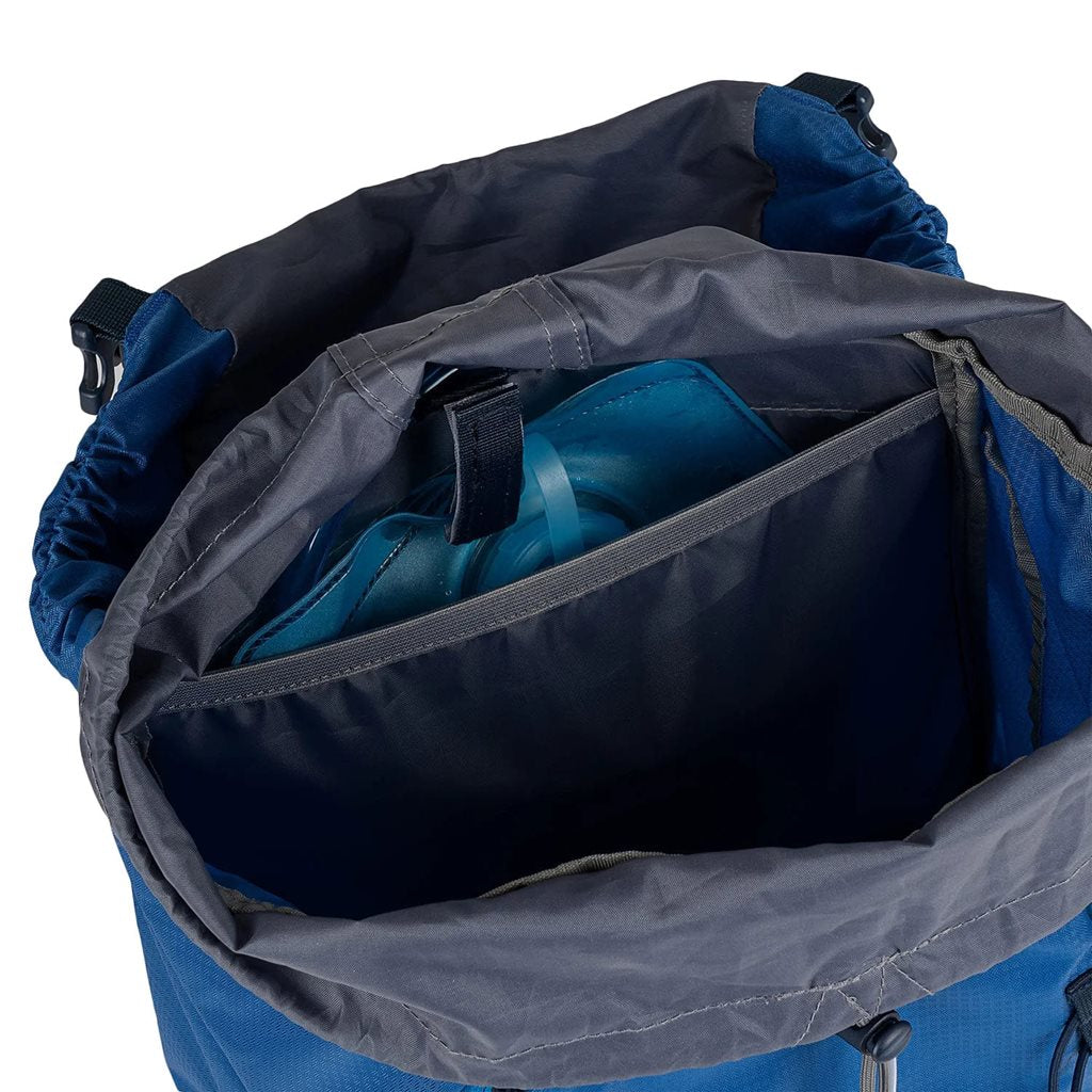 Mochila mujer TRAIL 40 L negra, duradera y repelente al agua
