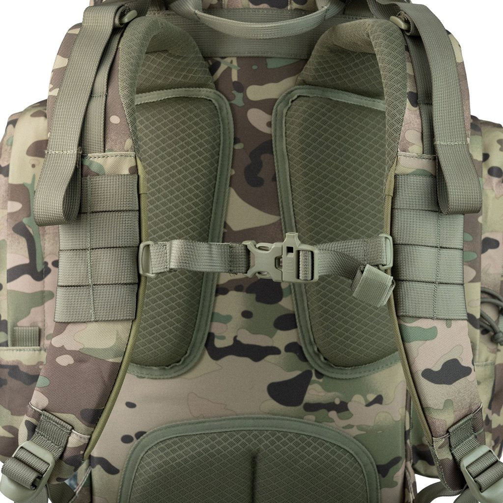 Mochila FORCES ELITE 44 L negra, ligera y resistente