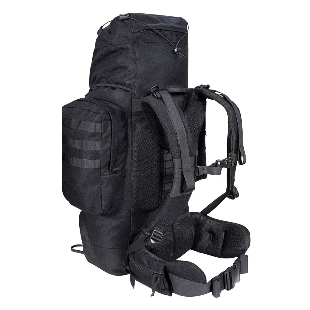 Mochila FORCES ELITE 66 L negra - ligera y resistente para uso táctico y outdoor