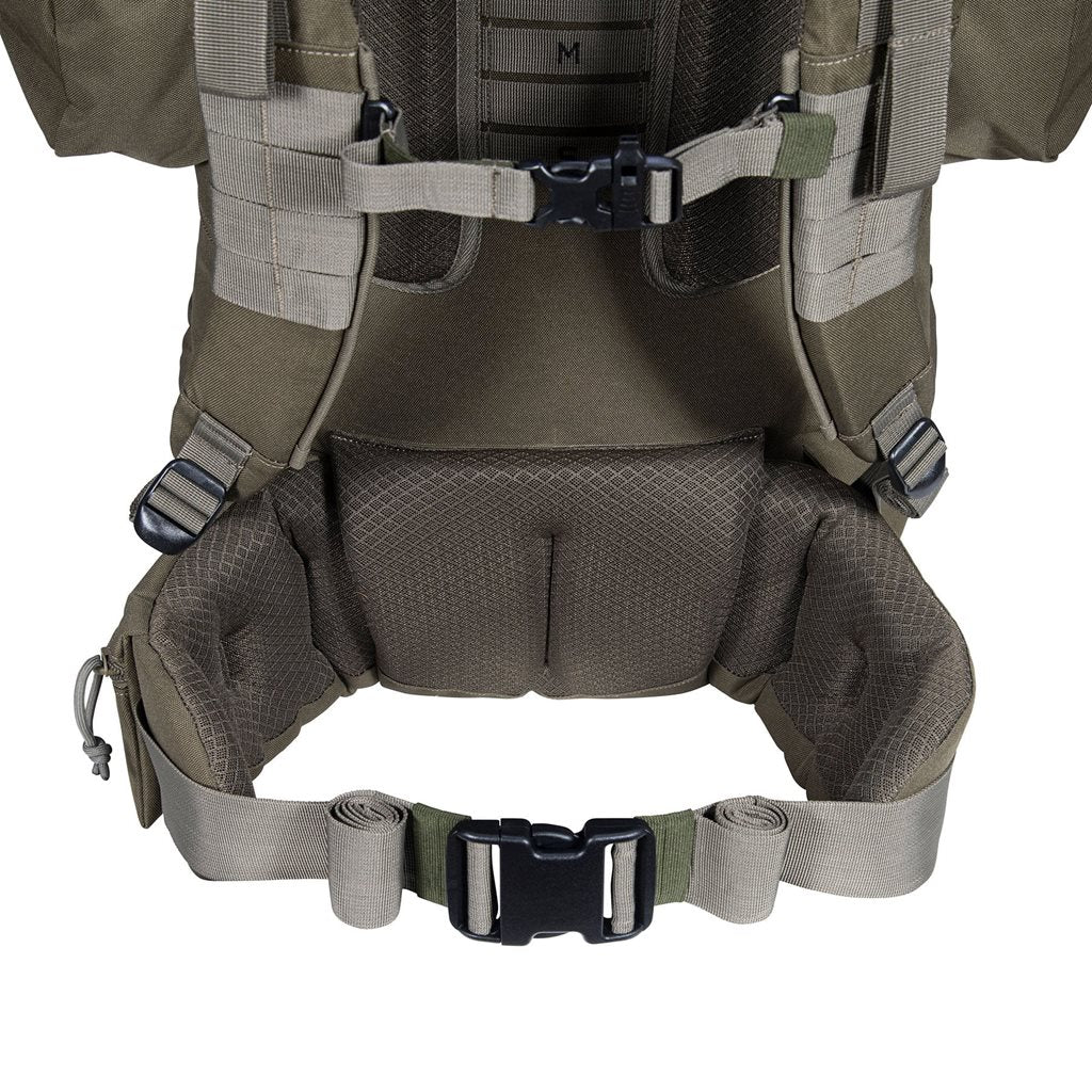 Mochila FORCES ELITE 88 L negra, ligera y resistente para uso tactico y outdoor
