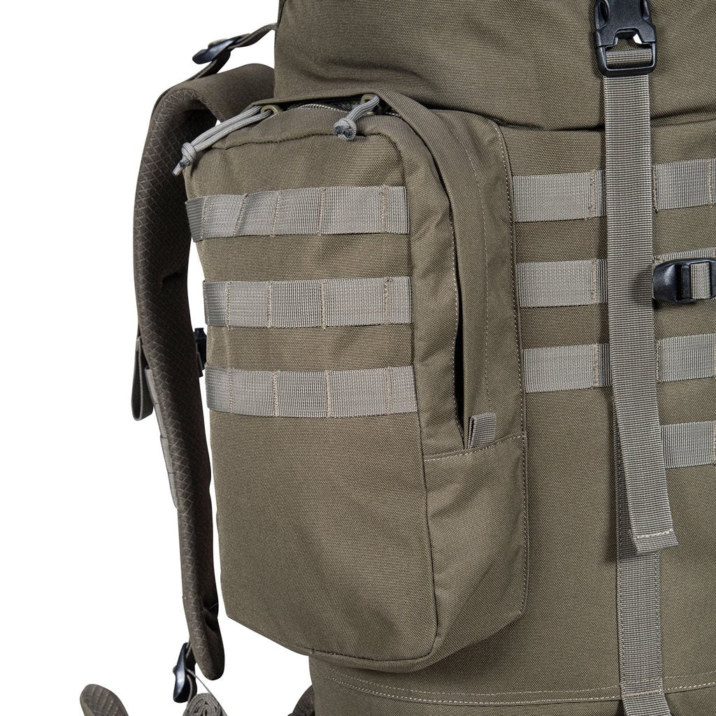 Mochila FORCES ELITE 88 L negra, ligera y resistente para uso tactico y outdoor