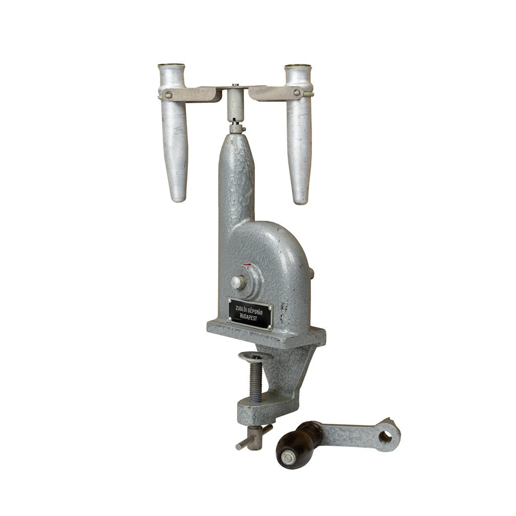 Centrífuga manual de laboratorio con rotor para dos tubos y posibilidad de fijación a mesa