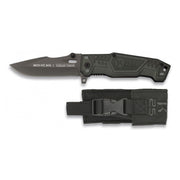 Navaja plegable K25 Mohican I negra, cuchillo para outdoor