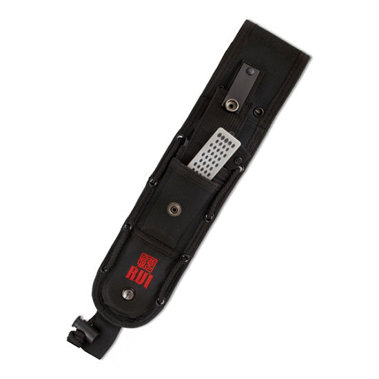 Navaja táctica RUI 31868 negra con funda de nylon