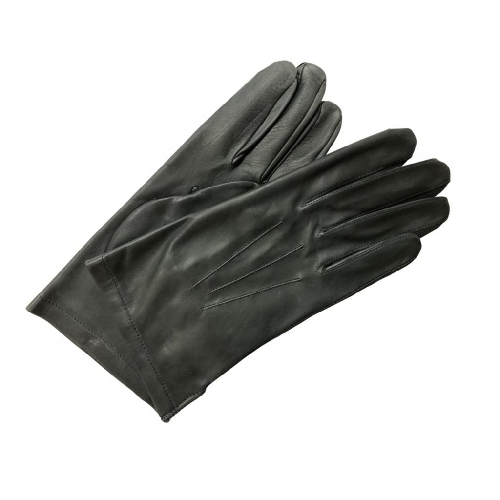 Guantes AČR piel de cabra 2009 negros, par de guantes militares
