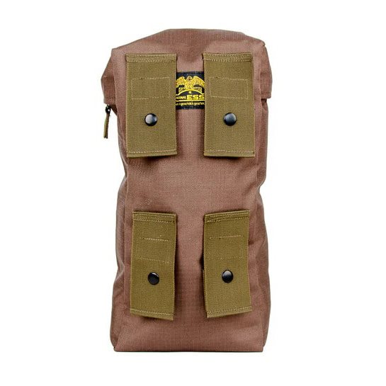 Bolsa lateral grande para Alpinrucksack RU90 en verde, capacidad aprox. 7 L