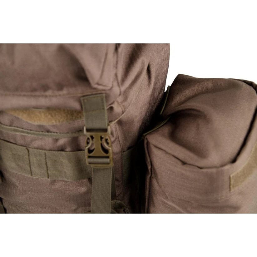 Bolsa lateral grande para Alpinrucksack RU90 en verde, capacidad aprox. 7 L