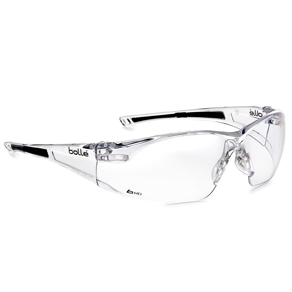 Gafas RUSH con lentes HD transparentes y tratamiento hidrófobo antirreflejos