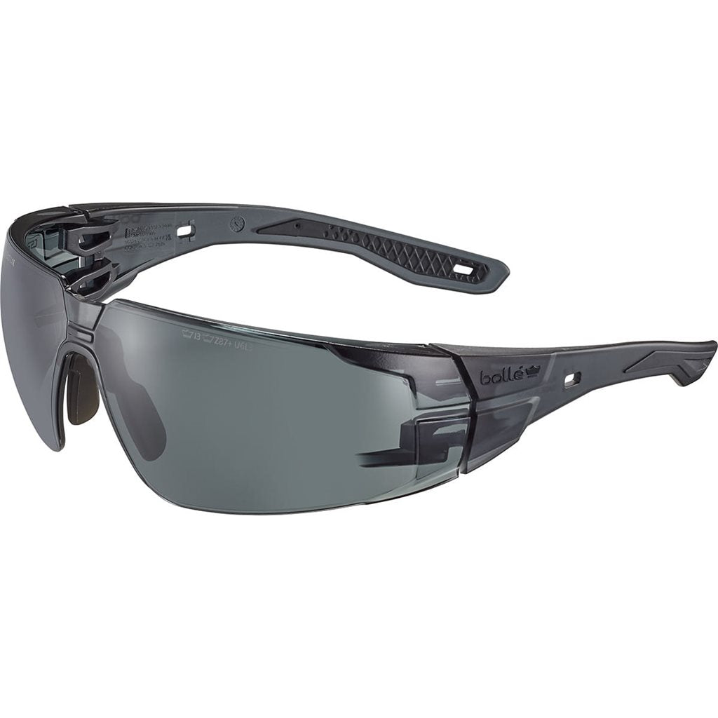 Gafas protectoras RUSH 2.0 con lentes ahumadas, color negro