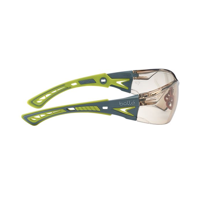 Gafas de protección RUSH+ SMALL verdes CSP de BOLLÉ