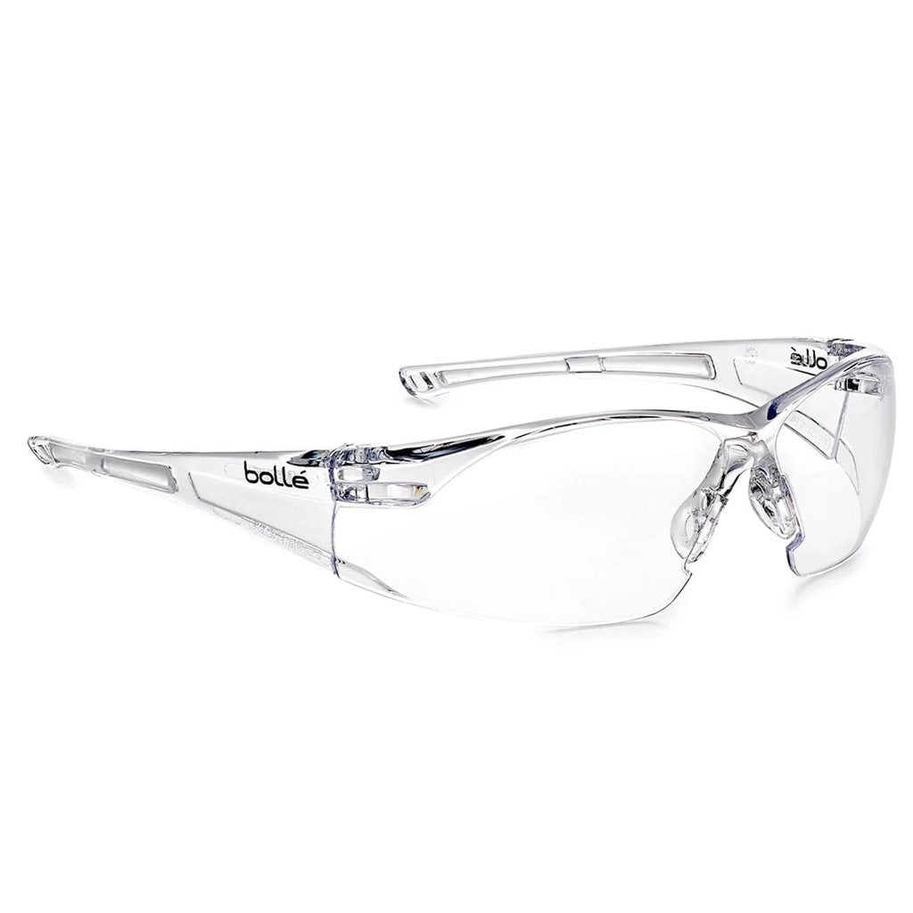 Gafas RUSH con lentes transparentes, diseño deportivo y ligero para uso diario