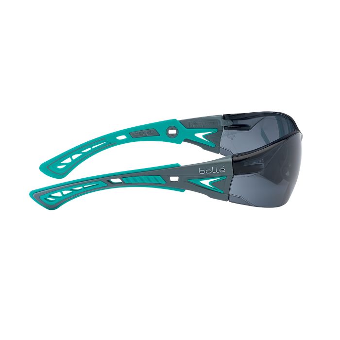 Gafas de protección BOLLÉ RUSH+ SMALL turquesa con lentes ahumadas