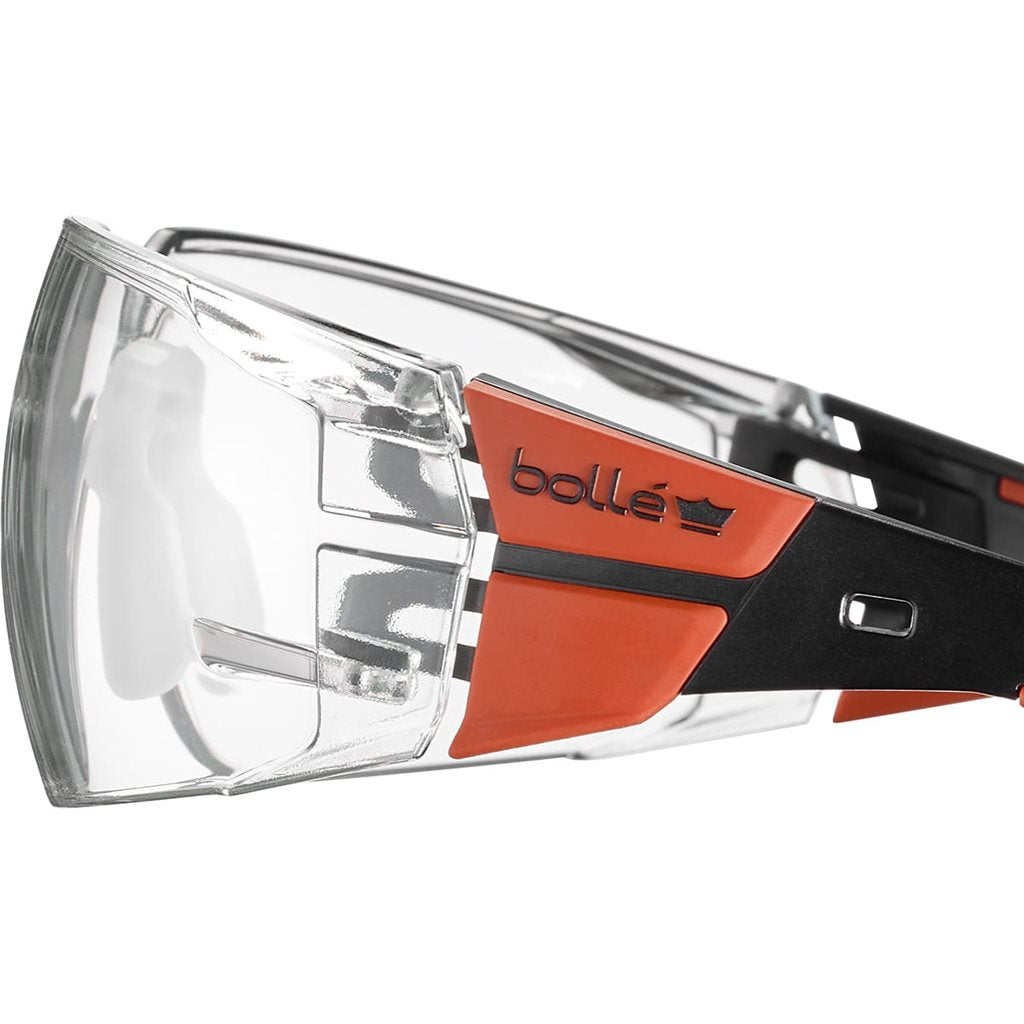 Gafas de protección RUSH+ 2.0 rojas, talla M/L
