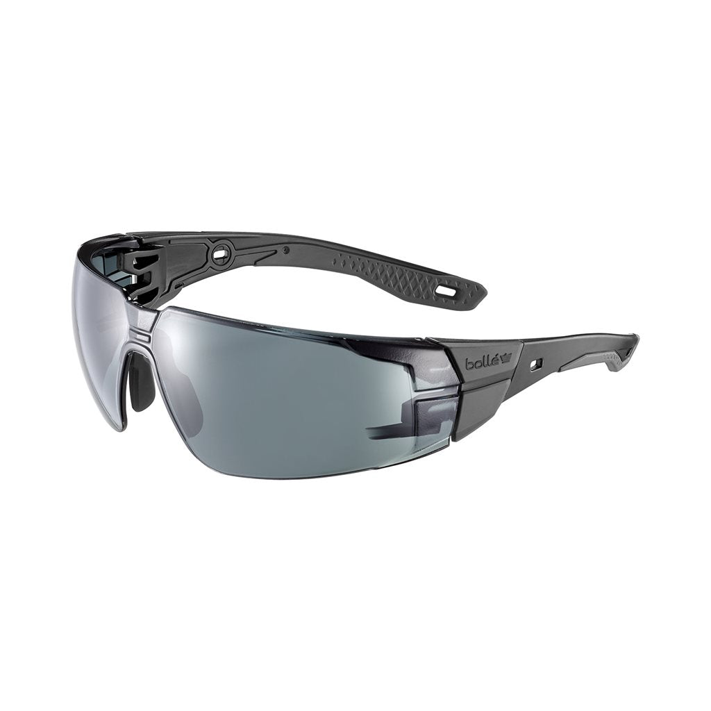 Gafas protectoras RUSH+ 2.0 con cristales ahumados negras talla M/L