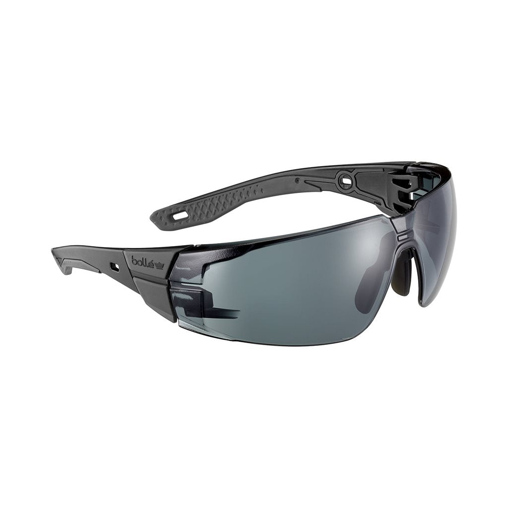 Gafas protectoras RUSH+ 2.0 con cristales ahumados negras talla M/L