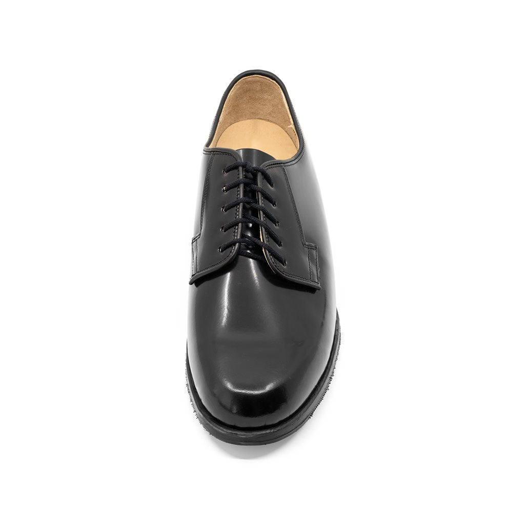Zapatos de representación de la Guardia del Castillo negros brillantes con remaches en puntera y talón (Prabos)