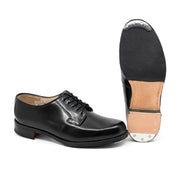 Zapatos de representación de la Guardia del Castillo negros brillantes con remaches en puntera y talón (Prabos)