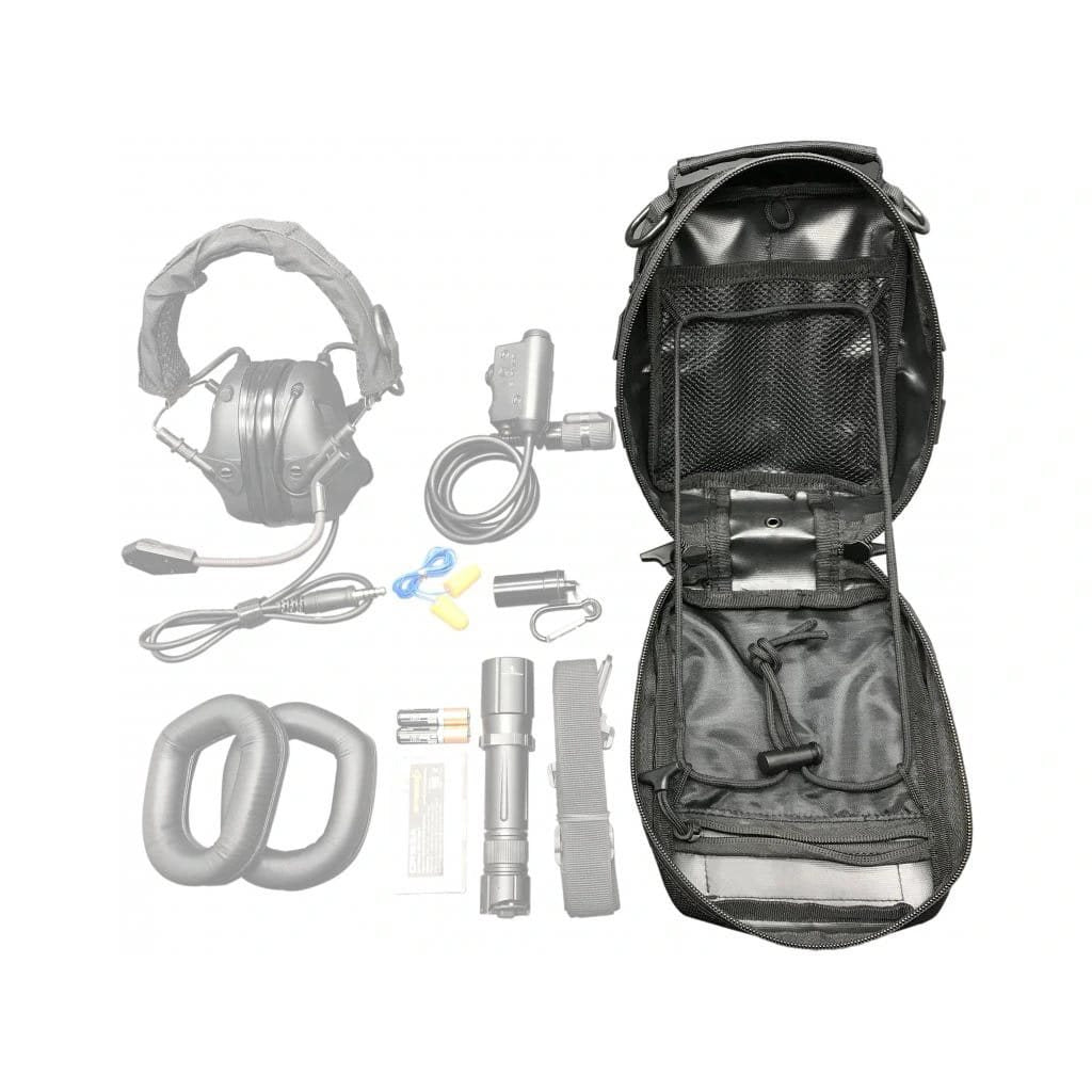 Funda para auriculares MOLLE S18 negra