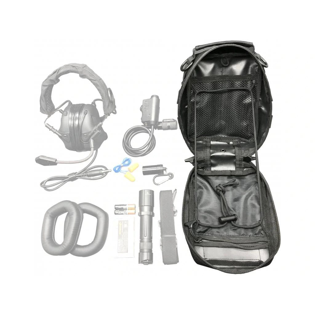 Funda para auriculares MOLLE S18 verde, vista del producto