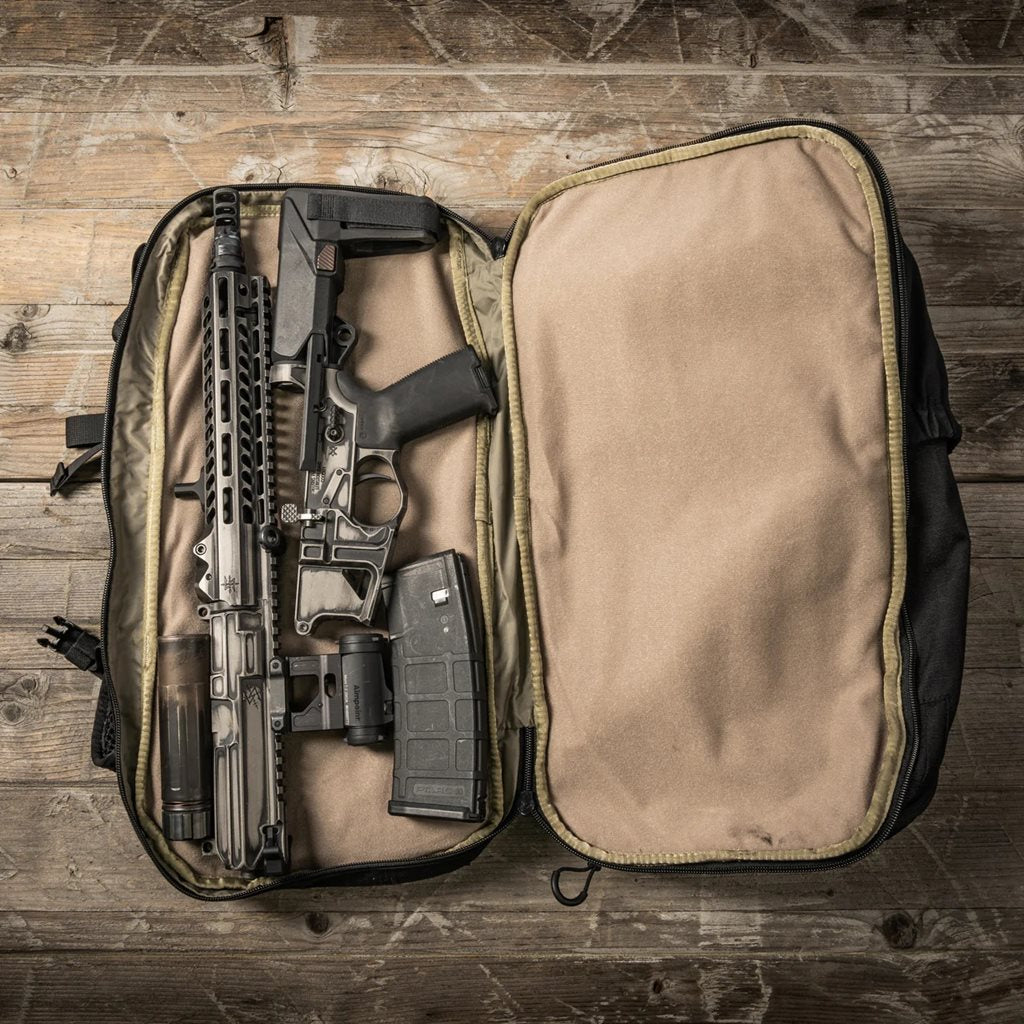 Mochila S1 JACKNIFE gris 16 L, EDC resistente, portación oculta, admite portátil hasta 17 pulgadas